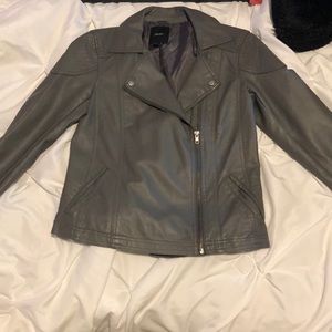 Faux leather jacket